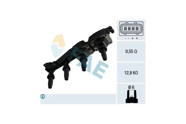 Ateşleme Bobini  Peugeot 106 (S2)(04.1996->)  SWAPP 10192
