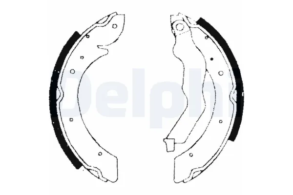 Fren Pabuçlu Balata Arka Renault Laguna Grandtour (K56)(08.1995->)  DELPHI LS1714