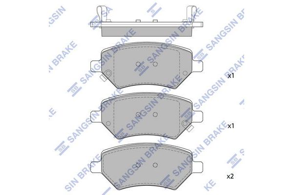 Fren Disk Balata Ön SANGSIN SP2134