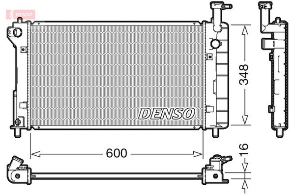 Su Radyatörü  DENSO DRM50082