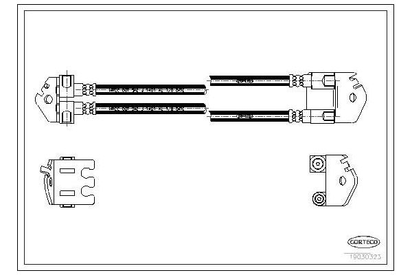 Fren Hortumu Arka Sağ veya Sol EUROCRAFT EU F17160-046