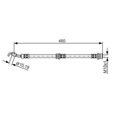 Fren Hortumu Ön Sağ veya Sol BOSCH 1 987 481 288