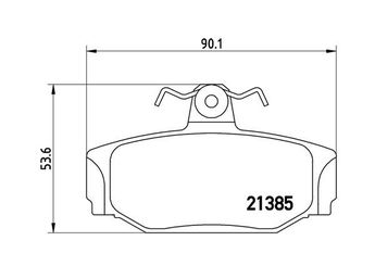 Fren Disk Balata Arka MAGNETI MARELLI 363700486009  98135193000 270923 2709236 271573 2715738 271829 2718294 271958 272291 2722916 31261186 2709230 2715730 2718290 2722910 312611860