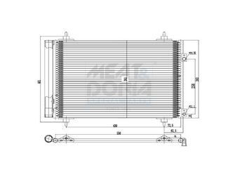 Klima Radyatörü  MGA 82131  6455CX 00006455CX 6455EW 00006455EW 6455GH 00006455GH 6455GL 00006455GL 6455HJ 00006455HJ 6455HK 00006455HK 6455HN 00006455HN 6455HT 00006455HT 9650545480