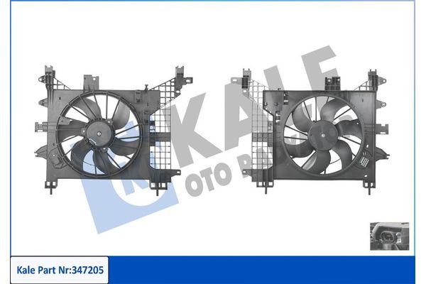 Radyatör Fan ve Motoru  KALE 347205