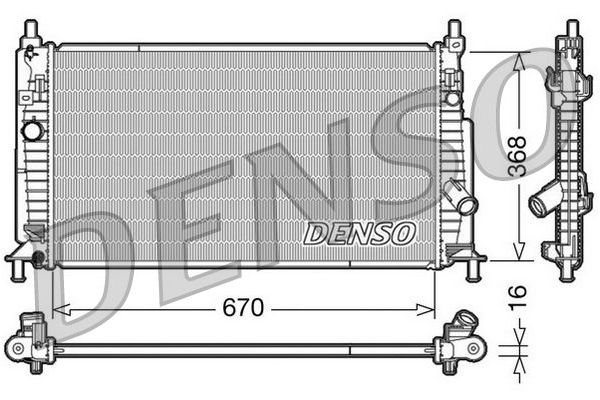 Su Radyatörü  DENSO DRM44020