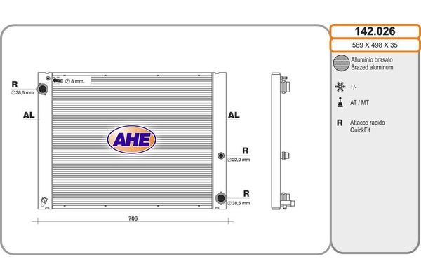 Su Radyatörü  BEHR CR 777 000P