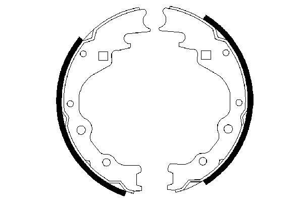 Fren Pabuçlu Balata Arka RECOVER 18048