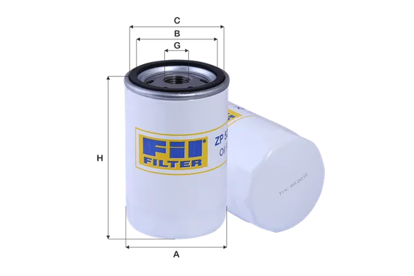 Yağ Filtresi  Mercedes SL/SLC (BM 107)(08.1973->1989)  FIL FILTRE ZP 523 A1