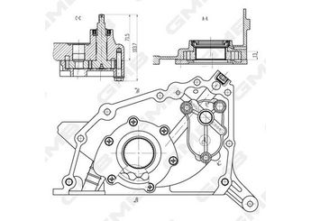 Yağ Pompası  GMB GOAS-181A  2134042800 21340-42800 MD181583