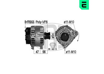 Alternatör  FORD ORJINAL DS7T10300KE  DS7T10300KE 1870357 DS7T10300KB DS7T-10300-KB DS7T10300KC DS7T-10300-KC DS7T10300KD DS7T-10300-KD DS7T-10300-KE