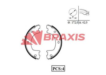 El Fren Balatası  BRAXIS AC0084  A9064200420 2E0698525A 9064200420 906 420 04 20 A 906 420 04 20 2E0 698 525 A 2E0698525D 2E0 698 525 D