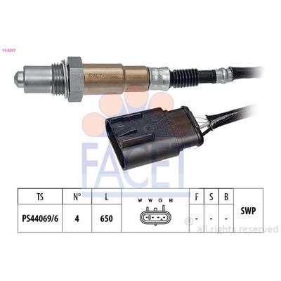 Oksijen (Lambda) Sensörü  Lancia Ypsilon (402)(2011->)  SWAG 33 11 3075