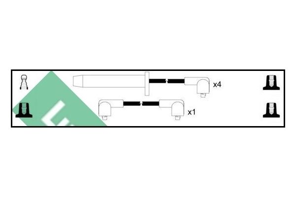 Buji Kablosu  FORD ORJINAL 88WF12284FE
