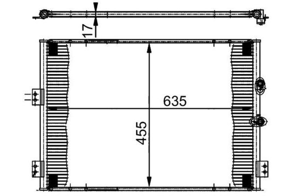 Klima Radyatörü  Toyota HI-ACE (1996->)  MAHLE AC 382 000S