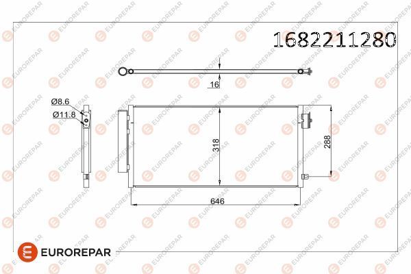 Klima Radyatörü  Fiat Egea (356) Sedan (2016->)  PSA ORJINAL 1682211280