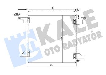 Klima Radyatörü  KALE 345515  A1638300070 1638300070 163 830 00 70