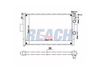 Su Radyatörü  DENSO DRM12001  DRM12001 500396429 504008108 504008110 99487905 99488591