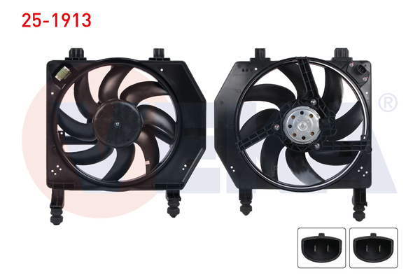 Radyatör Fan ve Motoru  Ford Fiesta (DX)(2000->)  VEKA 25-1913