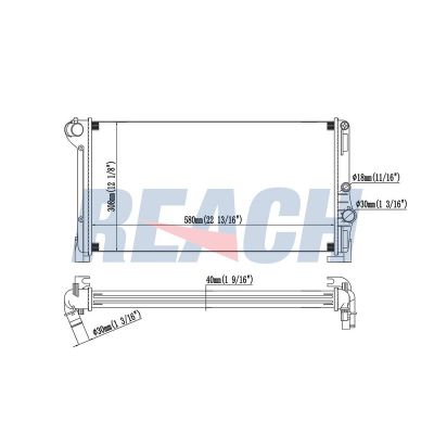 Su Radyatörü  DENSO DRM13010