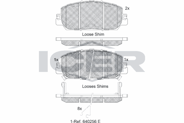 Fren Disk Balata Ön OTOZONE FDO9126-R