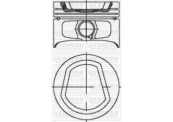 Piston  YENMAK 4321-STD  32107065N 032107065N 032 107 065 N