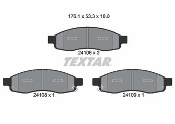 Fren Disk Balata Ön OTOZONE FDO9172-R  41060ZC027 410607S025 410607S026 410607S027 41060ZC025 41060ZC026 D1060ZC027 D1060ZC0X7
