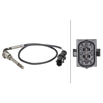 Egzoz Sıcaklık Sensörü  Fiat Strada (278)(2011->)  HELLA 6PT 358 181-051