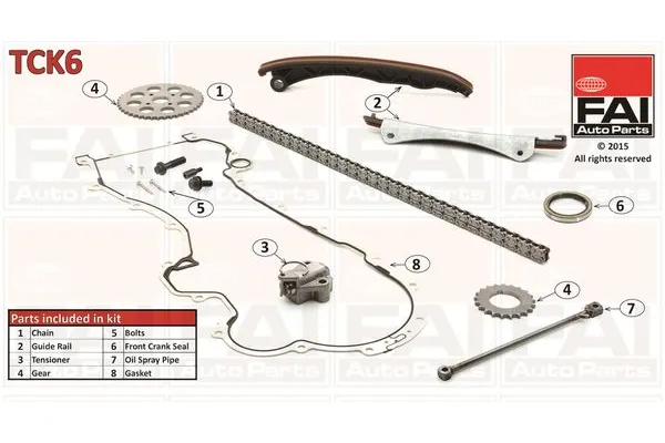 Triger Zincir Seti  Fiat Panda (169)(09.2003->)  SUPSAN EZ-101