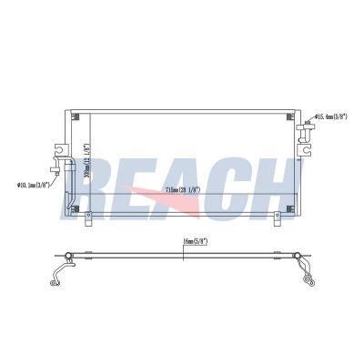 Klima Radyatörü  Nissan Primera Traveller [SW] (WP11)(06.1999->)  VEKA 43-3106