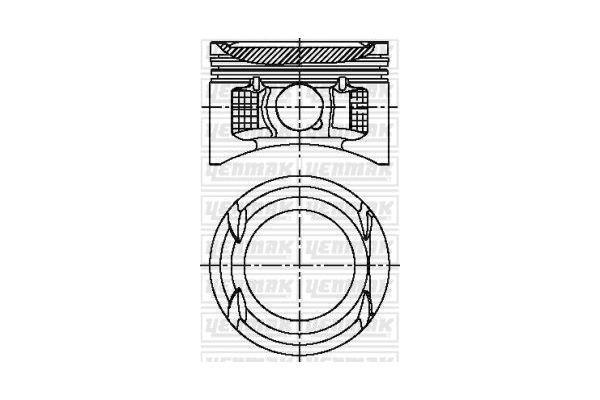 Piston (82.70MM-STD)  YENMAK 31-04178-000