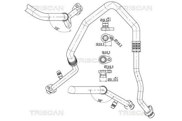 Klima Hortumu  RENAULT ORJINAL 924540019R