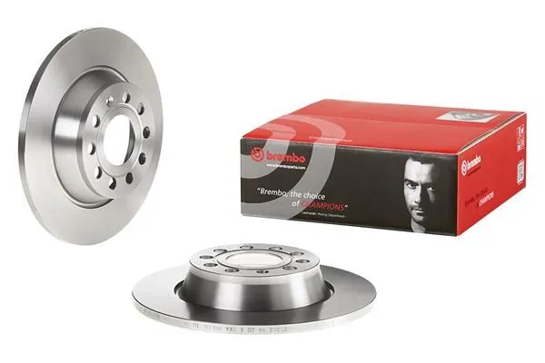 Fren Disk Ayna Arka Sağ ve Sol Audi A3 Sportback (8PA)(09.2004->)  BREMBO 08.A202.10