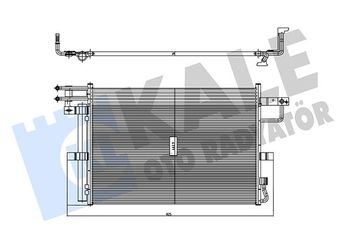 Klima Radyatörü  KALE 361285  EB5Z19712A BB5319E908AC EB5319E908A BB5Z19712A EB5319E908AA EB5319E908AB EB5Z19712E EB5Z19712G
