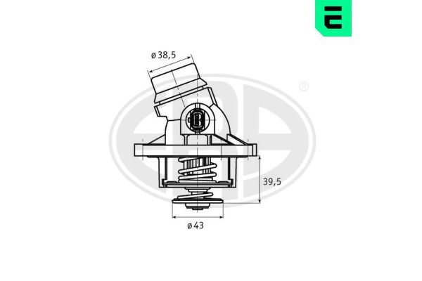 Termostat  Land Rover Range Rover (LM)(01.2002->)  ERA 350328A
