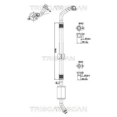 Klima Hortumu  Dacia Logan MCV II (2013->)  RENAULT ORJINAL 924542015R