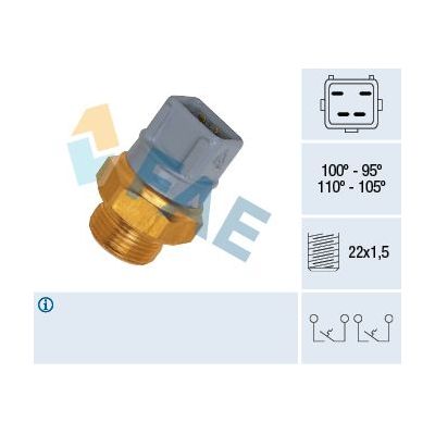 Fan Müşürü  Ford Scorpio 4 Kapı/S.Wagon (1995->)  FAE 37970