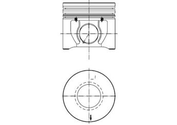 Piston (89.90MM-STD)  GOETZE 87-70905-STD  1309103 1311091 3C1Q6K100AAA 3C1Q6K100ACA 3C1Q6K100ABA 1229976 12 29 97 6 13 11 09 1 3C1Q 6K100 AAA 3C1Q-6K100-ACA