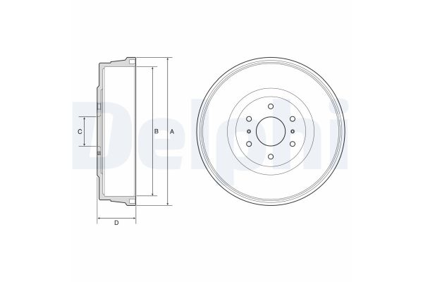 Kampana Arka Sağ veya Sol DELPHI BF623