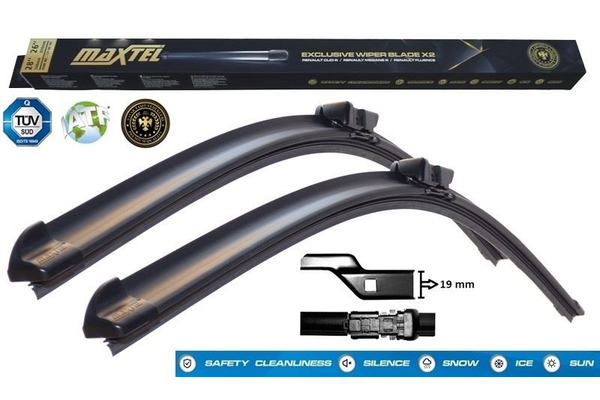 Silecek Süpürgesi Ön Muz Tip 650/340 mm - 26/13 inç BMW M6 Serisi Coupe (F13M)(2012->)  MAXTEL 12103502