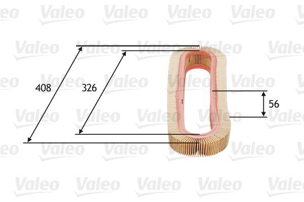 Hava Filtresi  Mercedes 124 S.Wagon (BM 124)(09.1985->)  VALEO 585667