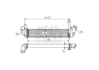 Turbo Radyatörü  ORİS 1476-4835  8200221885 8200137653 8200732390