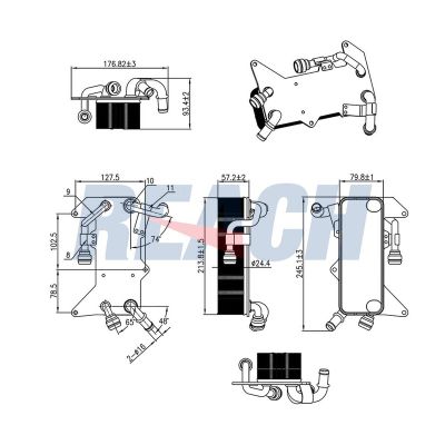 Motor Yağ Soğutucu  Audi RS 7 Sportback (4GA)(07.2013->)  BROM AD5065
