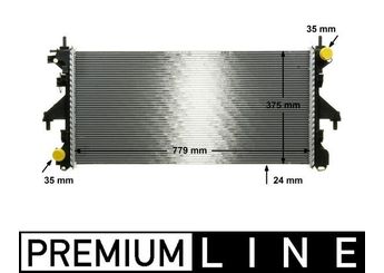 Su Radyatörü  MAHLE CR 881 000P  4F0121251AF 1330Q2 1349196080