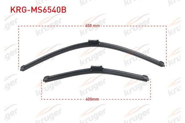 Silecek Süpürgesi Ön  650/400 mm - 26/16 inç Volkswagen Touran (1T1)(02.2003->2006)  KRUGER MS6540B