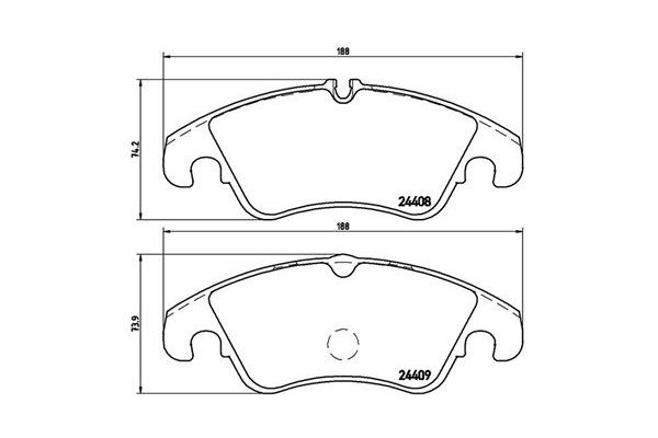 Fren Disk Balata Ön Ford Focus 3/4/5 Kapı (CAP)(08.2004->)  MAGNETI MARELLI 363700424074