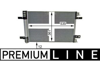 Klima Radyatörü  MAHLE AC 886 000P  9816746580 9673629780 3644520