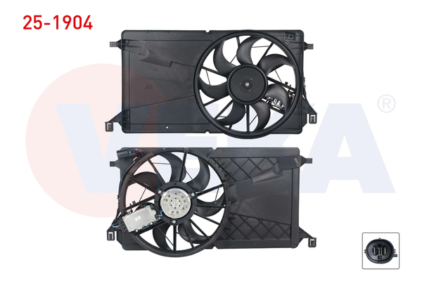 Radyatör Fan ve Motoru  VEKA 25-1904