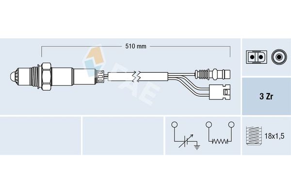 Oksijen (Lambda) Sensörü  FAE 77377