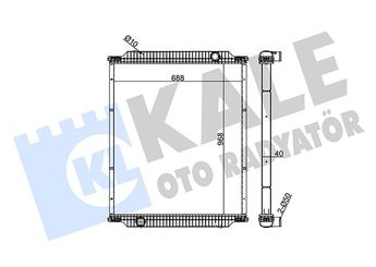 Su Radyatörü  KALE 349550  1300092 5001856788 50 01 856 788 5001856789 50 01 856 789 5001856790 50 01 856 790 5010315764 50 10 315 764